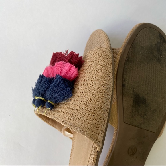 A New Day boho tassel flat sandals - Picture 2 of 6